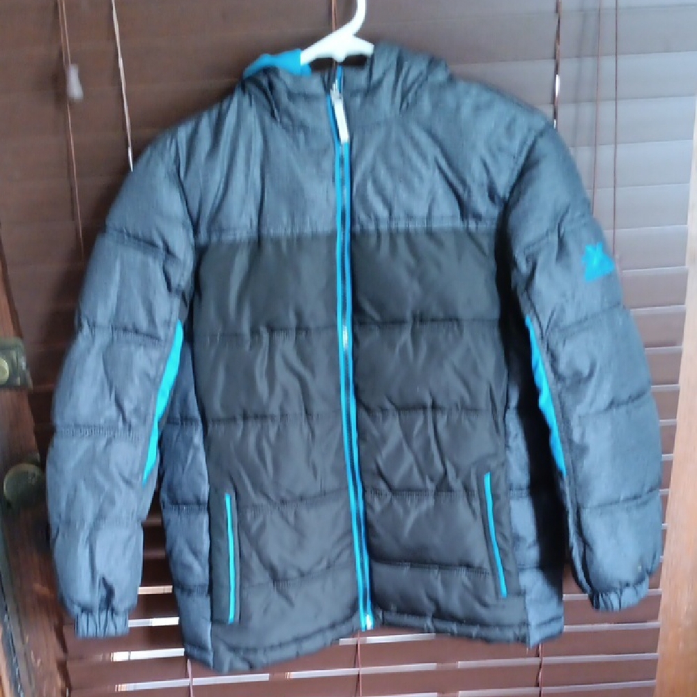 ZeroXposur Black and Blue Kids Puffer Jacket